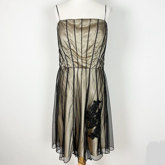 Y2K Whimsigoth Fairy Sangria Mesh Overlay Party Dress Size 16 Women's Vintage - Picture 1 of 5